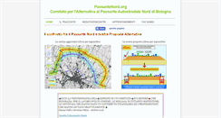 Desktop Screenshot of passante-autostrada-bologna.org