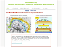 Tablet Screenshot of passante-autostrada-bologna.org